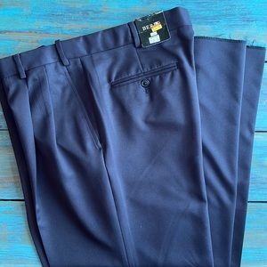 Berle Stain Resistant Pleated Pants